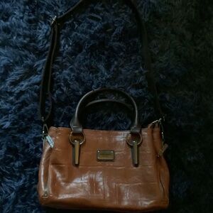 Leather Xidibaoluo  Carmel Crossbody Bag Great Condition